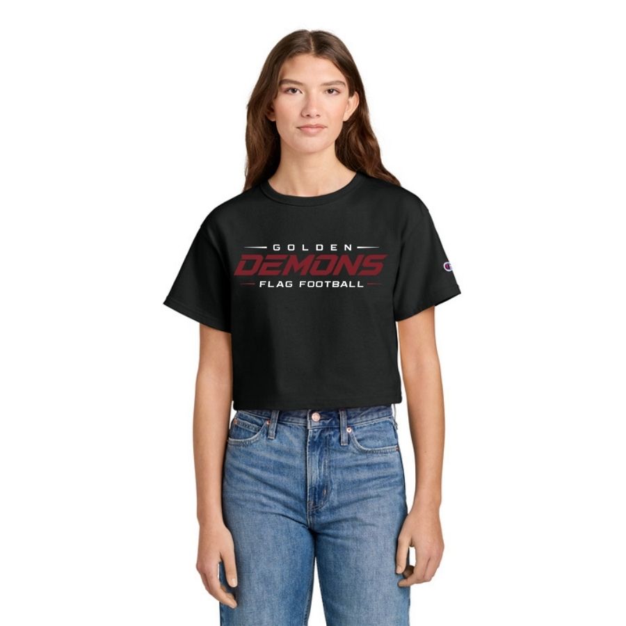 Champion® Women's Cropped Heritage Tee