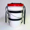 Bucket Hauler with ergonomic handle and cam buckle attachment