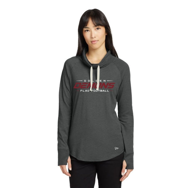 New Era® Women's Sueded Cotton Blend Cowl Tee