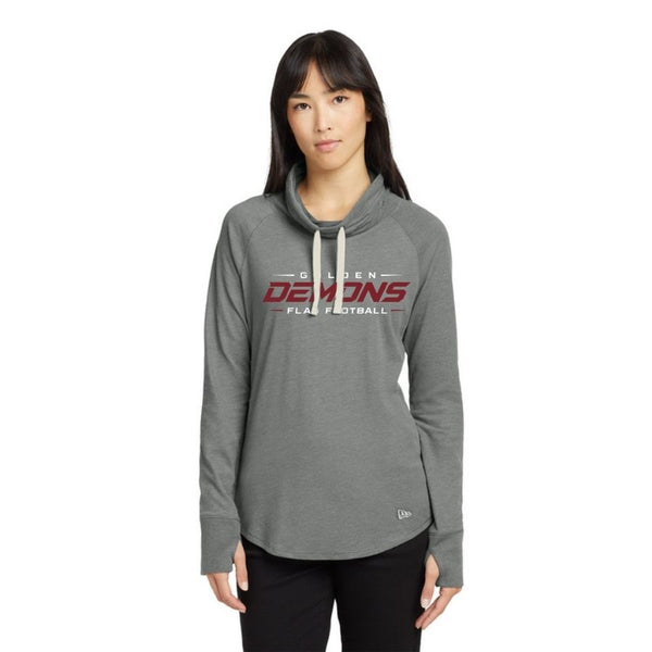 New Era® Women's Sueded Cotton Blend Cowl Tee