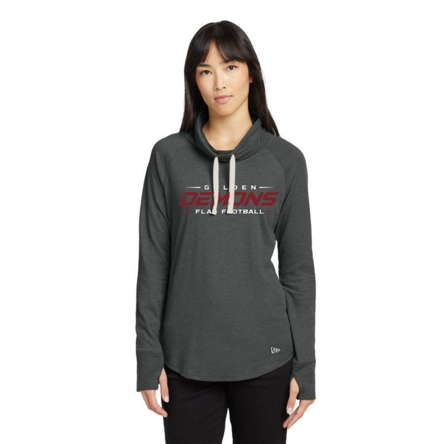 New Era® Women's Sueded Cotton Blend Cowl Tee