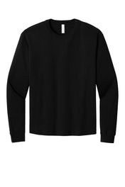 Black BELLA+CANVAS® Unisex 6-Ounce Heavyweight Long Sleeve Tee