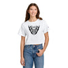 Champion® Women’s Cropped Heritage Tee - New Demon Logo