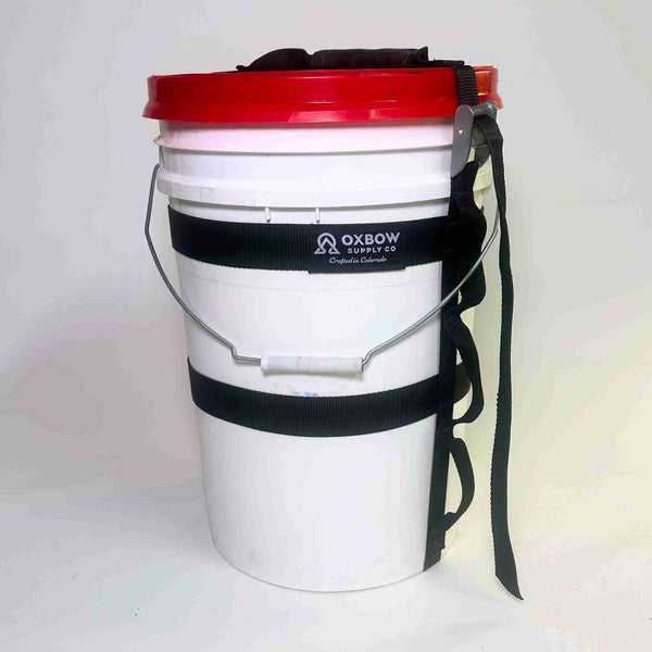 Bucket Hauler securing Gamma Seal bucket for rafting