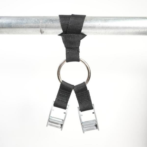 HYDRA modular cam strap system securing raft cargo