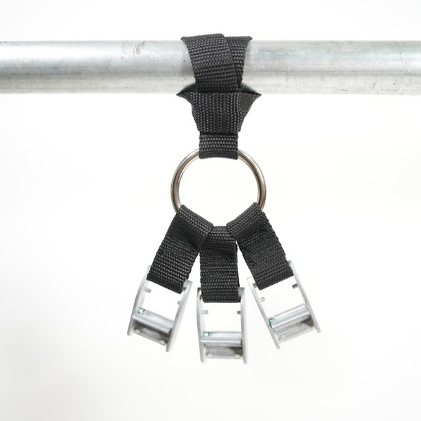 whitewater cargo control system with HYDRA straps
