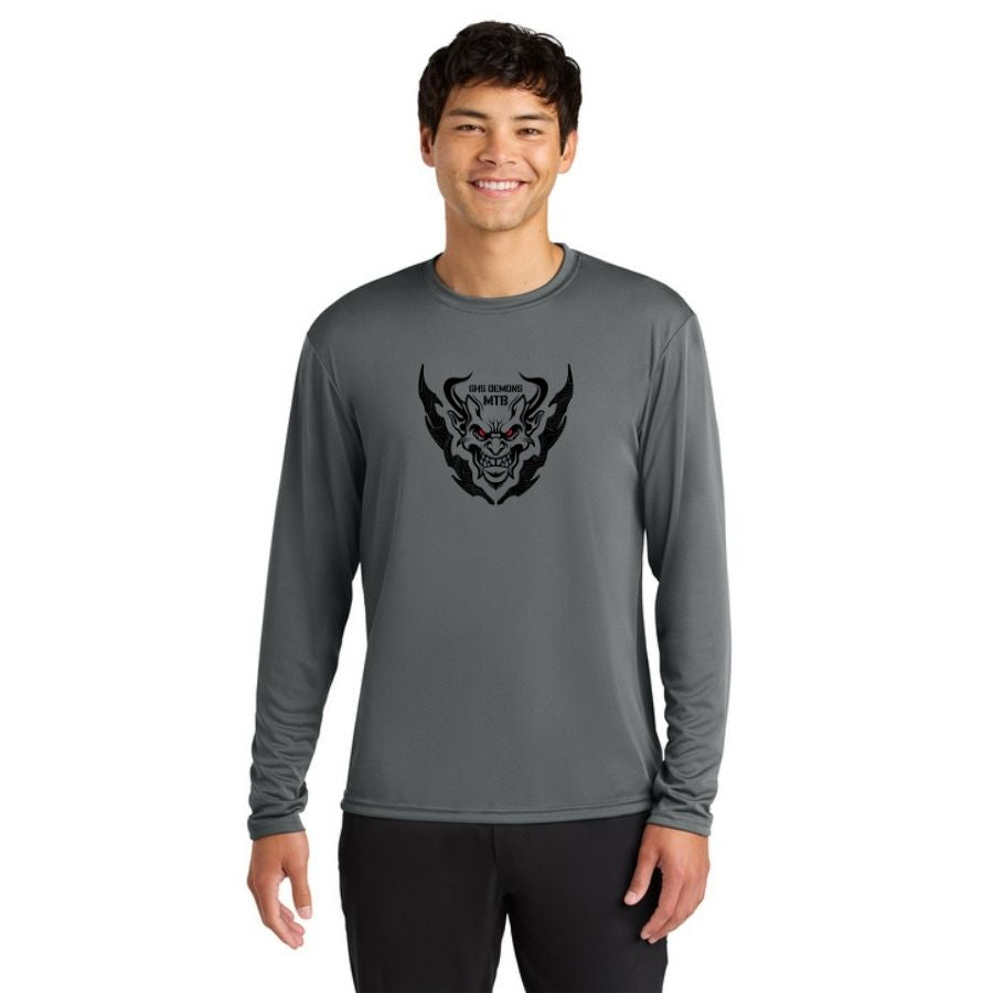 Cooling Performance Long Sleeve Tee - New Demon Logo