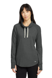 Grey Heather New Era® Women's Sueded Cotton Blend Cowl Tee