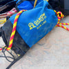 bow line bag integrated into raft rigging system