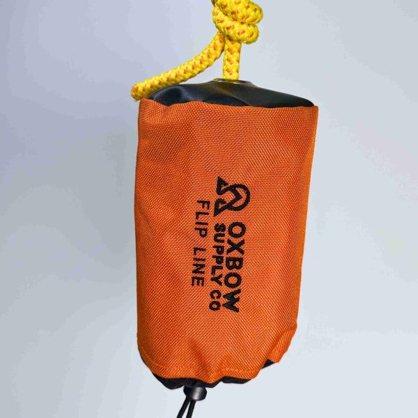 Premium flip line system for rafting safety and recovery
