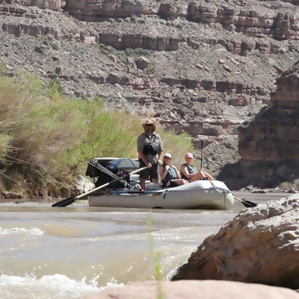 Raft gear storage system for multi day trip