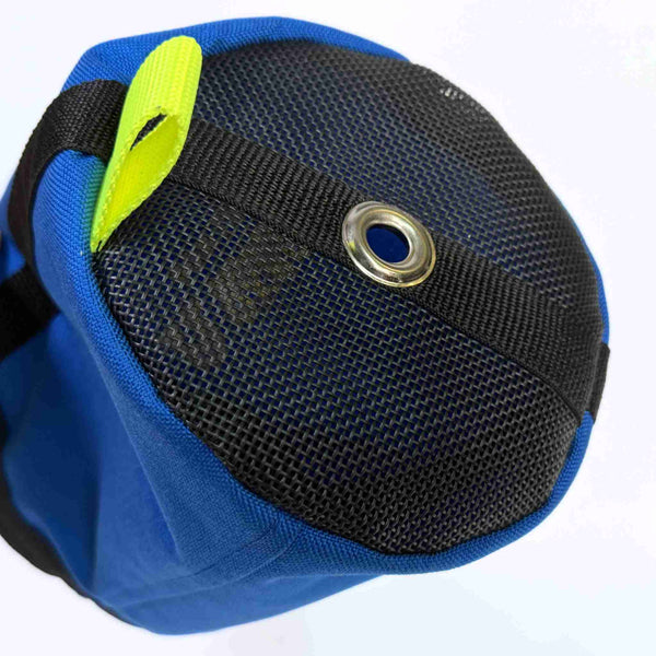 raft rope bag with drainage mesh bottom