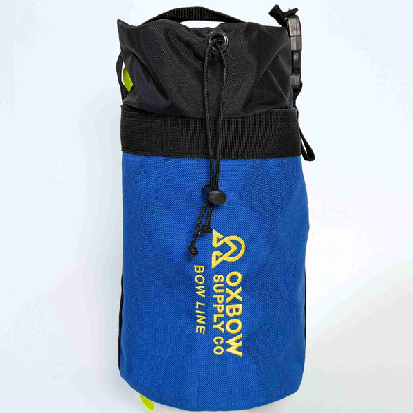 whitewater bow line bag holding floating rope