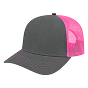 Grey+Pink Trucker Hats