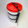 5-gallon bucket carry system with integrated daisy chains